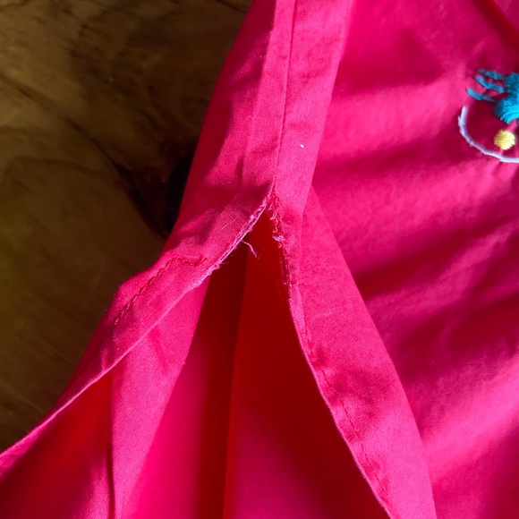 Gorgeous red Mexican embroidered dress! - Picture 5 of 7